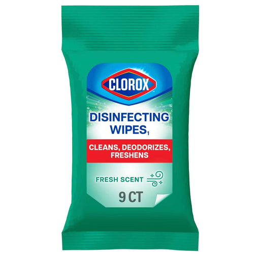 VIP Extensions Clorox Disinfecting Wipes On-the-Go, Bleach-Free Travel Wipes Cleaning Wipes Dark Cyan