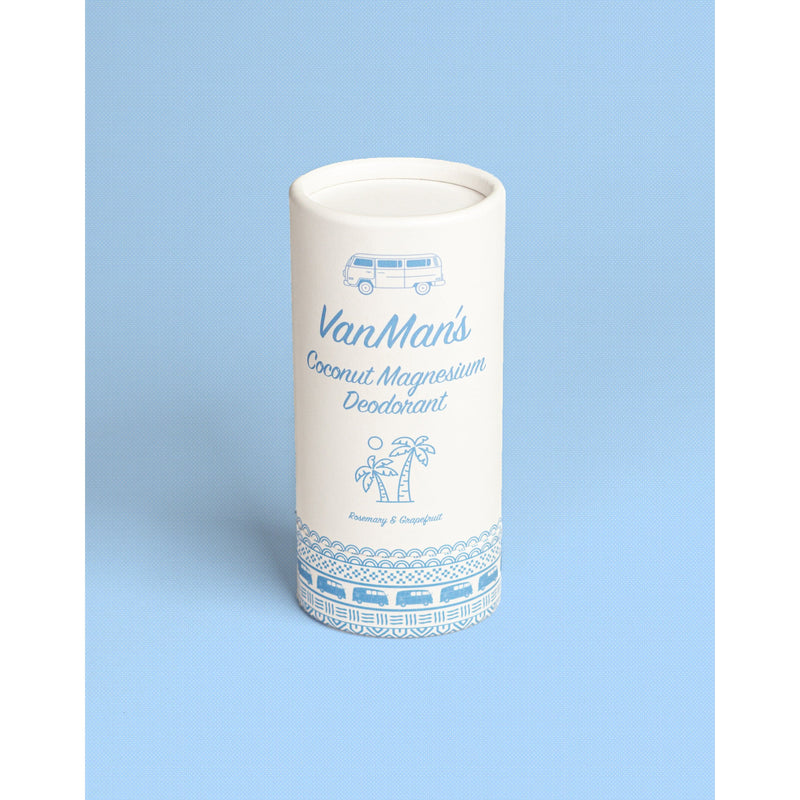 VanMan VanMan's Coconut Magnesium Deodorant - 2 oz Light Steel Blue Rosemary & Grapefruit / Stick