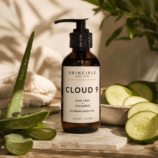 P R I N C I P L E Cloud 9 Glowing Body Oil Body Light Gray