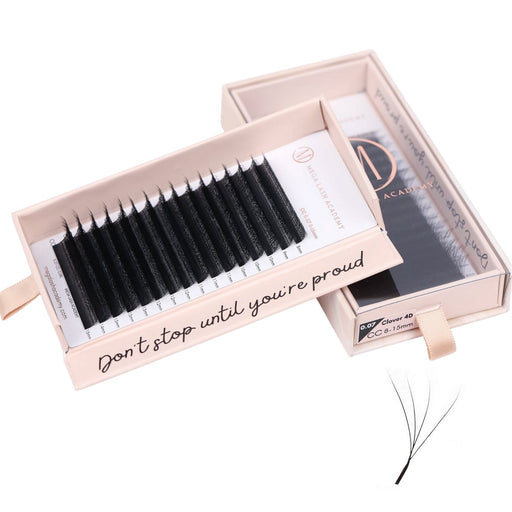 Mega Lash Academy Clover Lashes White Smoke 0.07 / C / Mixed 8-15 mm,0.07 / CC / Mixed 8-15 mm,0.07 / D / Mixed 8-15 mm