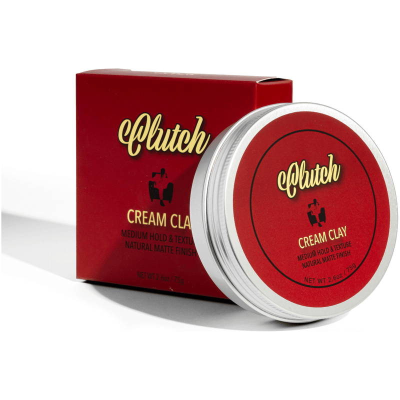 TheSalonGuy CLUTCH Hair Clay Haircare White Smoke