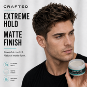 TheSalonGuy CRAFTED Extreme Hold Paste Haircare Light Gray