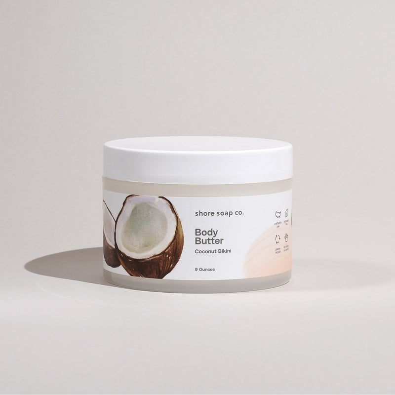 Shore Soap Co. Coconut Bikini Body Butter Body Butter Light Gray