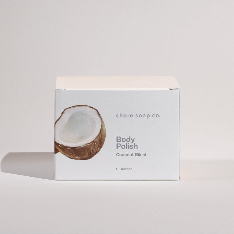 Shore Soap Co. Coconut Bikini Body Polish Body Polish Light Gray