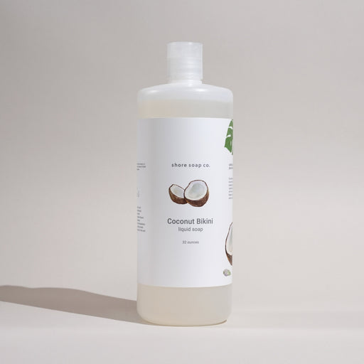 Shore Soap Co. Coconut Bikini Liquid Soap Refill Liquid Soap Gray