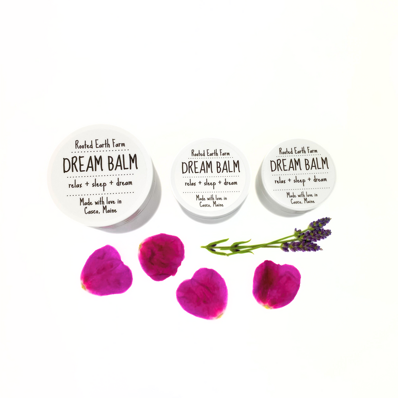 Rooted Earth Farm + Apothecary Dream Balm Herbal Salves + Balms White Smoke 1 oz,2 oz,4 oz