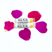 Rooted Earth Farm + Apothecary Rose Petal Lip Balm Lip Balms + Tints White Smoke 1 lip balm,3 lip balms