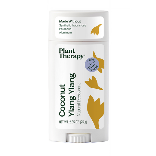 Plant Therapy Coconut Ylang Ylang Natural Deodorant Body Care White Smoke