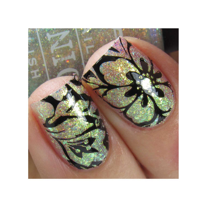 UberChic Beauty Collection 29 Stamping Plate Dim Gray