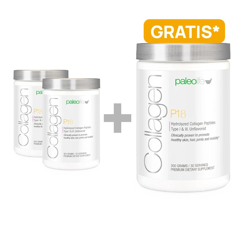 Paleolife Collagen P18 collagenp18 Black 3x2