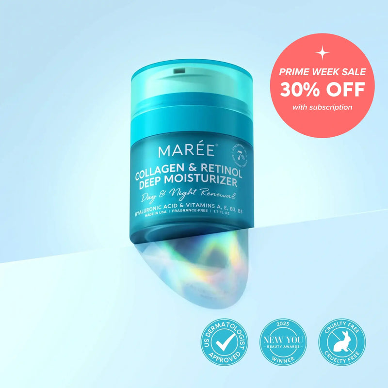 Maree Retinol & Collagen Anti-Age Cream Light Cyan 1 item - Complete your routine,2 items - Good choice,3 items - Best price