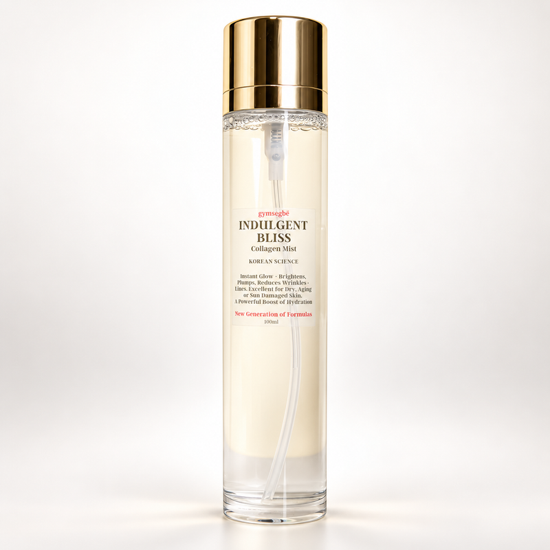 gymsegbë Indulgent Bliss Collagen Facial Mist Anti-Aging Facial White Smoke 1 Bottle
