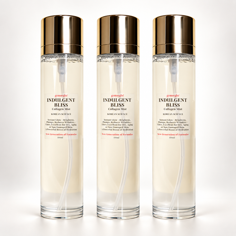 gymsegbë Indulgent Bliss Collagen Facial Mist Anti-Aging Facial White Smoke 3 Bottles Save $9.98