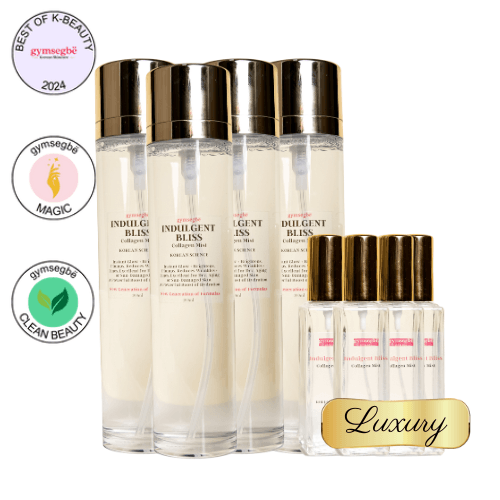 gymsegbë Indulgent Bliss Collagen Facial Mist Anti-Aging Facial White Smoke 4 Bottles Save $15.97
