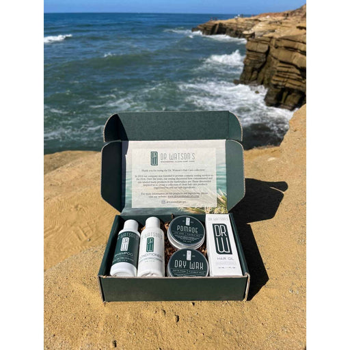 Dr. Watson's Hair & Skin Care Dr. Watson's | 5 Product | Discovery Set Hair Care Dark Khaki