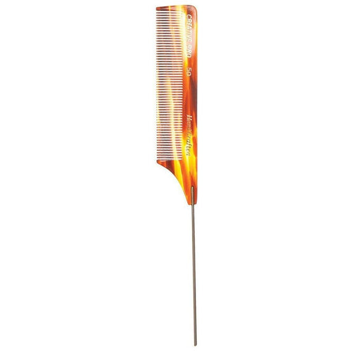 Creative Pro Hair Tools C50P Pin Tail Tortoise Comb (8.5 in) Hair Comb White Smoke Default Title