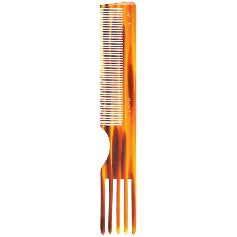 Creative Pro Hair Tools Creative Tortoise Lifting Teasing Comb 7.5" Long - C6L Hair Comb Tan Default Title