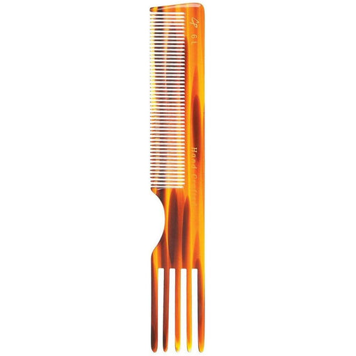 Creative Pro Hair Tools Creative Tortoise Lifting Teasing Comb 7.5" Long - C6L Hair Comb Tan Default Title