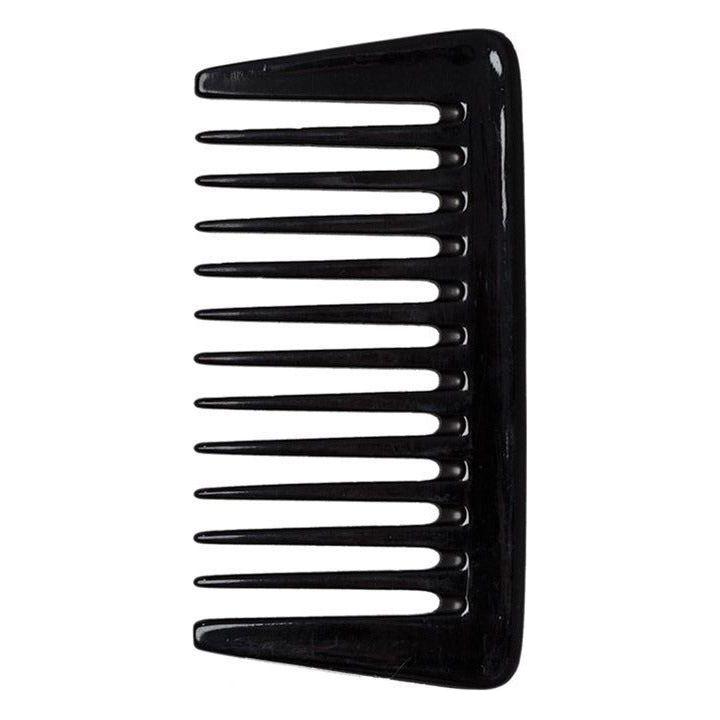 Creative Pro Hair Tools Wide Tooth 4 Inch Hard Rubber Comb -C5-H Hair Comb Black Default Title