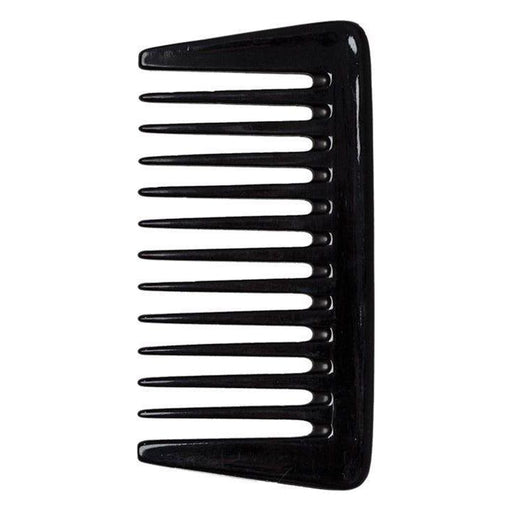 Creative Pro Hair Tools Wide Tooth 4 Inch Hard Rubber Comb -C5-H Hair Comb Black Default Title