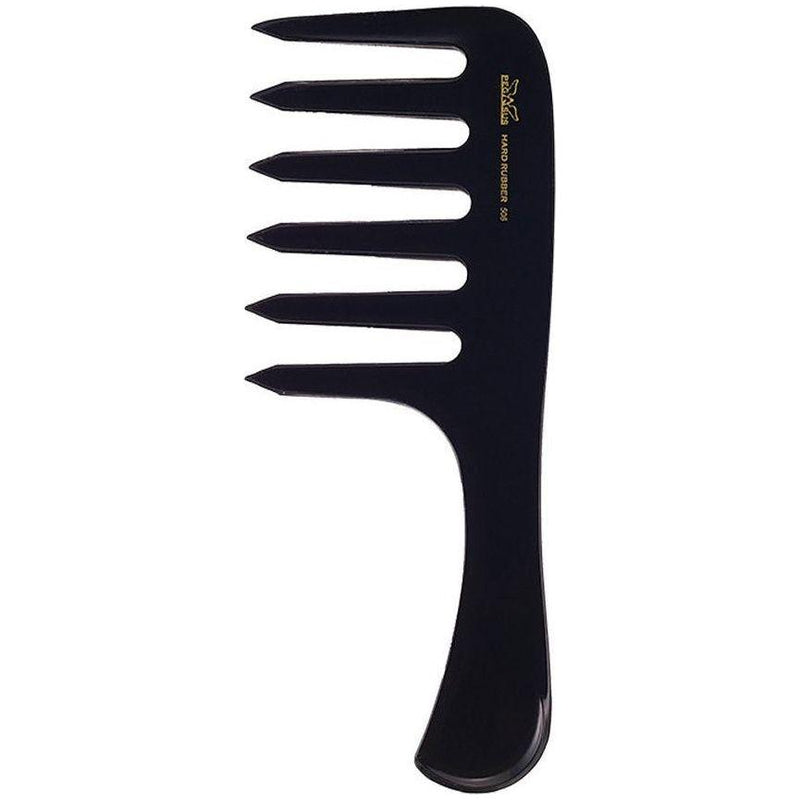 Creative Pro Hair Tools Wide Tooth 6.5 Inch Hard Rubber Comb Hair Comb White Smoke Default Title