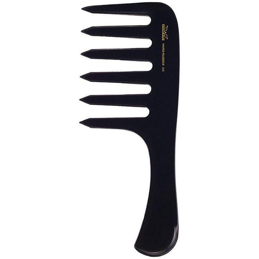 Creative Pro Hair Tools Wide Tooth 6.5 Inch Hard Rubber Comb Hair Comb White Smoke Default Title