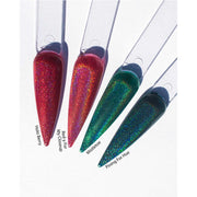 UberChic Beauty Red-y For My Closeup - Holographic Polish Regular Polish Dark Slate Gray