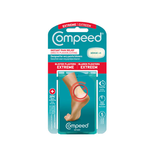 Compeed Compeed Extreme Blister Plasters - Medium 5ct Foot Care Product Dark Cyan