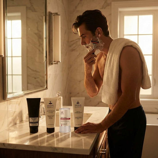 Shave Essentials Complete Grooming Kit for Men | Shave Essentials Premium Set Bundles & Kits Black Cartridge Razor,Safety Razor,Black Label Cartridge Razor,Adjustable Safety Razor