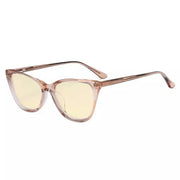 eyekeeper.com Computer Screen Glasses Stylish Cat-eye Style BC1902-BB60 Eyeglasses White Smoke Champagne / without magnification