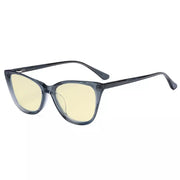 eyekeeper.com Computer Screen Glasses Stylish Cat-eye Style BC1902-BB60 Eyeglasses White Smoke Grey / without magnification