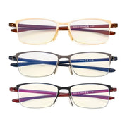 eyekeeper.com 3 Pack Computer Glasses Classic Half-rim UVR12801 Eyeglasses White Smoke 3 Pairs Mix / without magnification,3 Pairs Mix / +1.00,3 Pairs Mix / +1.25,3 Pairs Mix / +1.50,3 Pairs Mix / +1.75,3 Pairs Mix / +2.00,3 Pairs Mix / +2.50,3 Pairs Mix / +3.00