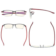 eyekeeper.com 3 Pack Computer Glasses Classic Half-rim UVR12801 Eyeglasses White Smoke 3 Pairs Mix / without magnification,3 Pairs Mix / +1.00,3 Pairs Mix / +1.25,3 Pairs Mix / +1.50,3 Pairs Mix / +1.75,3 Pairs Mix / +2.00,3 Pairs Mix / +2.50,3 Pairs Mix / +3.00
