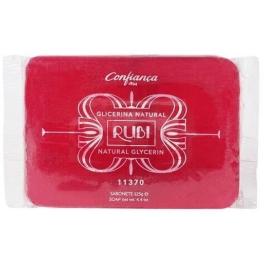 Confianca Sabonete De Glycerina Rudi 11370 Confianca Bar Soap 4.4 Oz Bar Soap Firebrick