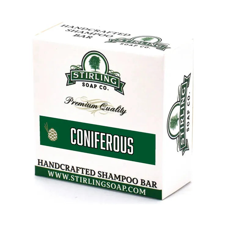 Stirling Soap Co Stirling Soap Co. Coniferous Shampoo Bar 3.8 Oz Shampoo Bar White Smoke