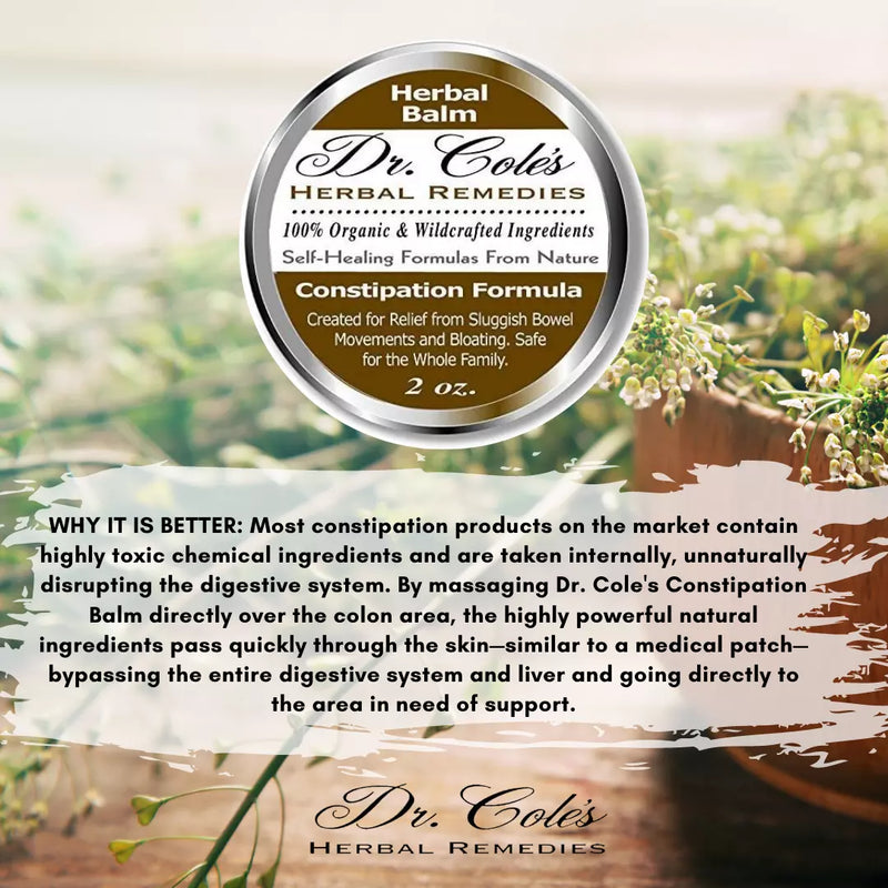 COLEHERBALS LLC 04 - Dr. Cole’s Constipation Remedy Herbal Antique White
