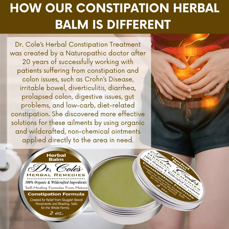 COLEHERBALS LLC 04 - Dr. Cole’s Constipation Remedy Herbal Antique White