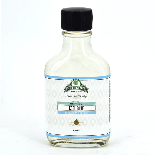Pasteur Pharmacy Stirling Soap Co. Cool Blue Aftershave 100m White Smoke