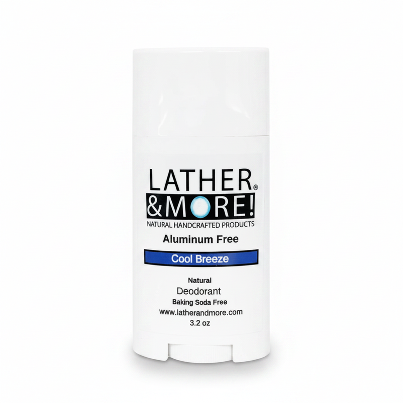 Lather and More! Cool Breeze Men Natural Deodorant deodorant White Smoke