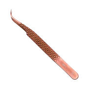 Mega Lash Academy Copper Fiber - MF1 - Ultra Curved Tweezers Tweezers Rosy Brown