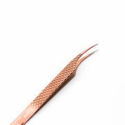Mega Lash Academy Copper Fiber - MF2 -  Xtra Long Isolating Tweezers Tweezers Bisque