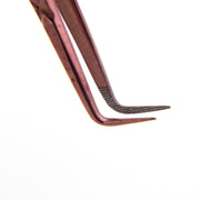 Mega Lash Academy Copper Fiber - MF3 - 90 Degree Volume Tweezers Tweezers Dim Gray