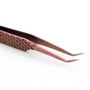 Mega Lash Academy Copper Fiber - MF4 - 45 Degree Volume Tweezers Tweezers Misty Rose