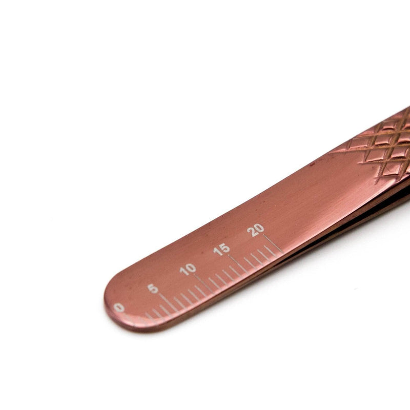 Mega Lash Academy Copper Fiber - MF4 - 45 Degree Volume Tweezers Tweezers Rosy Brown