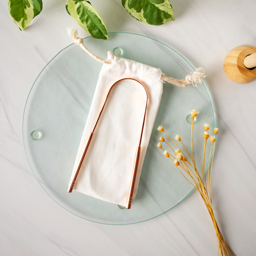 Love of Earth Co. Copper Tongue Scraper Gray
