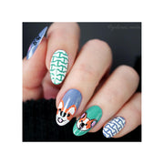 UberChic Beauty Corgi Love Stamping Plate Tan