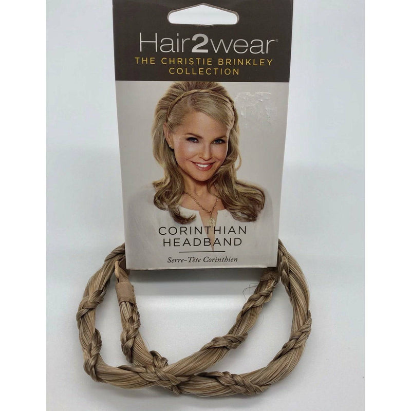 VIP Extensions Christie Brinkley Corinthian Headband Hair Accessories Gray HT25 Med Golden Blonde