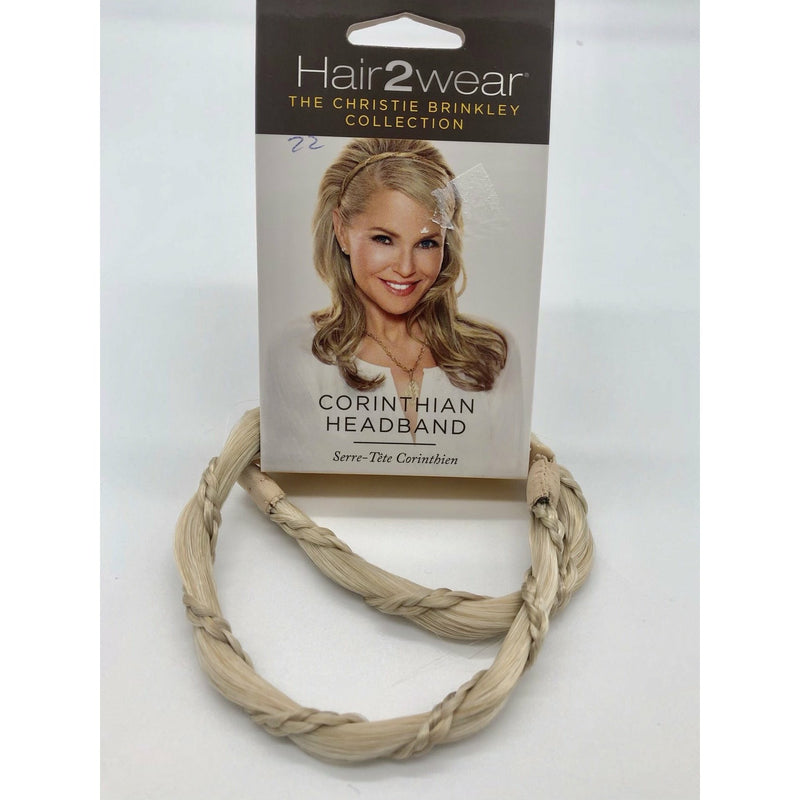 VIP Extensions Christie Brinkley Corinthian Headband Hair Accessories Light Gray HT2 | Almost Black,HT25 Med Golden Blonde,HT6/30H | Dark Medium Brown,HT22 Platinum Blonde,HT3025S+ Med Red/Red Highlight,HT6,HT56/60 Light Grey,HT10 Med Brown,HT14/88,HT12,HT4 Darkest Brown
