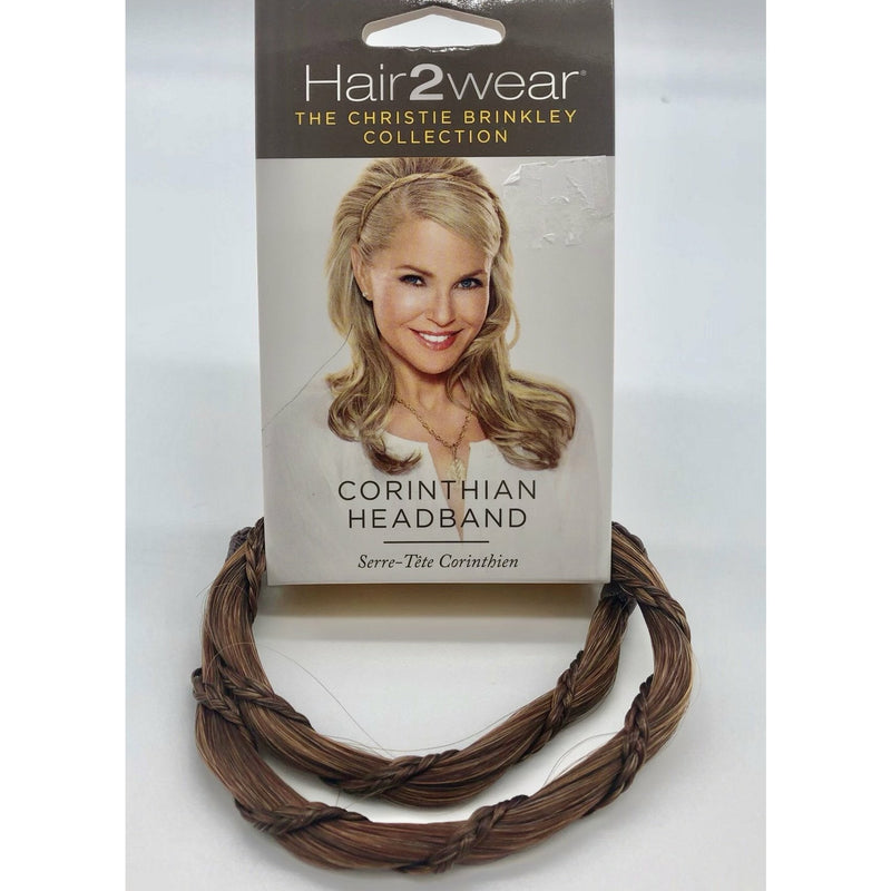 VIP Extensions Christie Brinkley Corinthian Headband Hair Accessories Light Gray HT3025S+ Med Red/Red Highlight