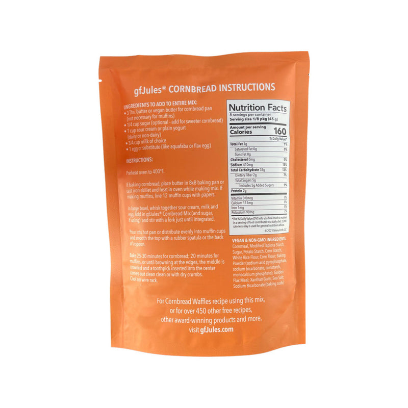 gfJules gfJules Gluten Free Cornbread Mix Coral Pack of 1,Pack of 4,Case of 12